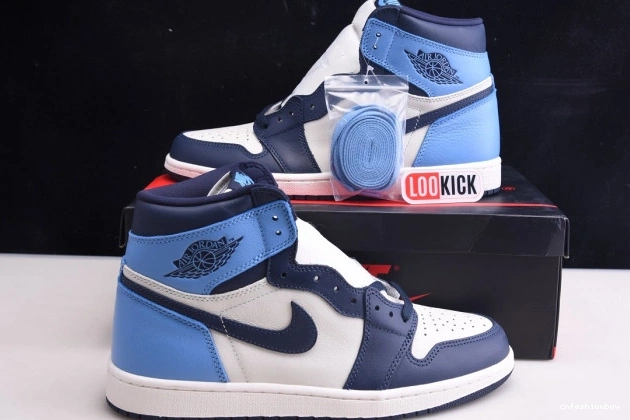 555088-140 High 1 Jordan Obsidian Air OG Retro 0808